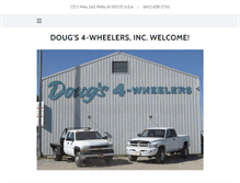Tablet Screenshot of dougs4-wheelers.com